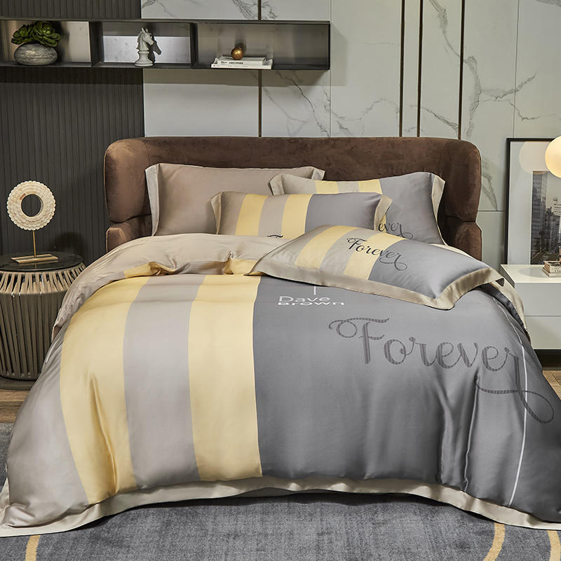 Tencel Four-piece Large Version Series Focus On High-end Bedding