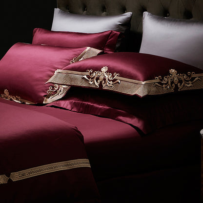 Four-piece Luxury Egyptian Cotton Bedding Set