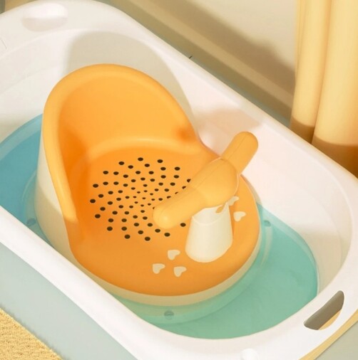 Comfortable Baby Bath Chair for Newborns 6-18 Months