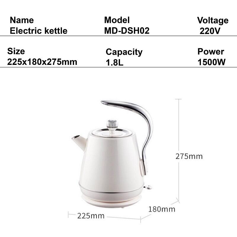 1500W Electric Kettle Home Water Boiler Automatic Keep Warm Tea Kettle