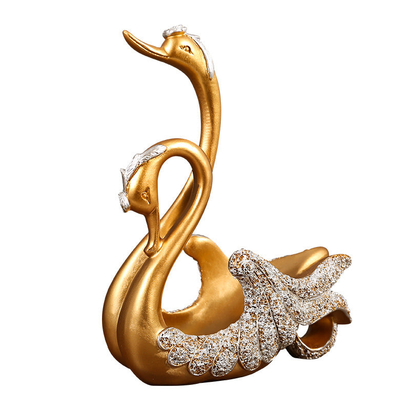 Light Luxury Swan Wine Rack High-end Creative Handicraft Ornaments